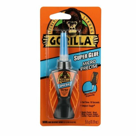 GORILLA GLUE High Strength All Purpose Super Glue 0.19 oz, 6PK 6770002